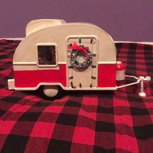 Christmas Metal Trailer Decor